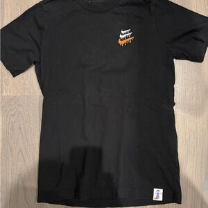 Nike Black Tee with Dual Drip Swoosh from Soul Food Collaboration